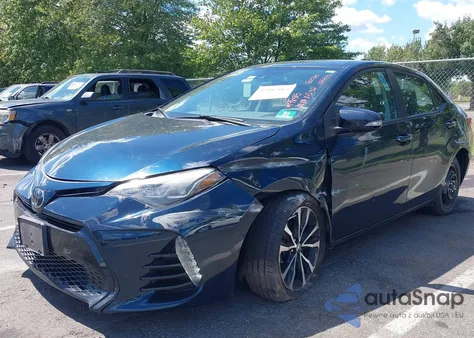 2017 Toyota Corolla Se z USA, uszkodzony, nr VIN 2T1BURHE1HC769934